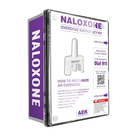 Aek Outdoor Waterproof Naloxone Overdose Emergency Cabinet Plastic EN9543